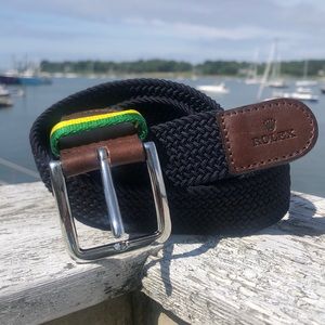 Rolex Woven Navy Belt🌊
